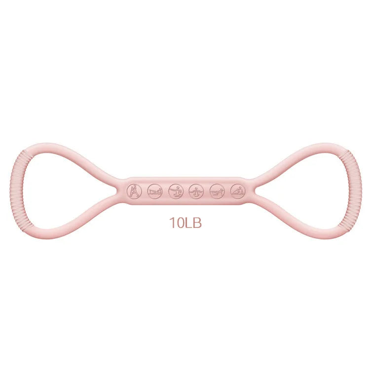 Silicone Resistance Bands Non-Slip Tension Stretch Straps for Fitness Yoga Home & Outdoor Exercise Equipment