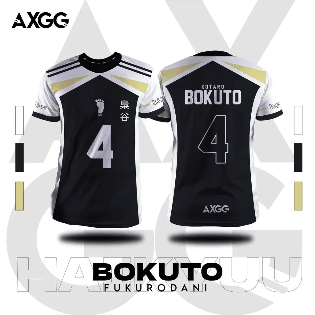 Haikyuu Fukurodani Bokuto Anime Men T-Shirts 2025 New Summer Fashion Casual Jersey Round Neck Top Short-Sleeve Tee Men Clothing