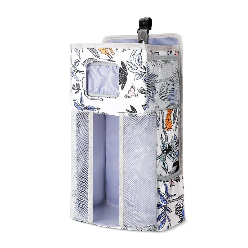 Baby Diaper Hanging Organizer Diaper Stacker for Changing Table Crib Hanging Classified Storage Bag Organizer Gifts for Newborn