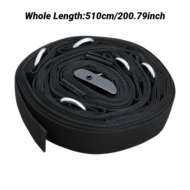Door Anchor Strap For Resistance Bands Exercises Home Fitness Portable Band Hanging Tension Rope Buckle Belt Without Punching