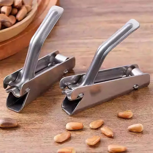 Kitchen Accessories Nut Shelling Gadgets Stainless Steel Melon Seed Opener Peeler Peanut Pistachio Shell Clamp Machine Home Tool