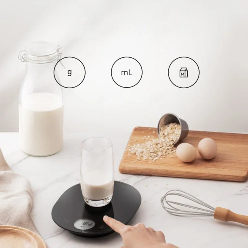 Portable Xiaomi Mijia Electronic Kitchen Scale High Precision 0.1g Home Mini Food Eletric Digital Scale Max 3kg