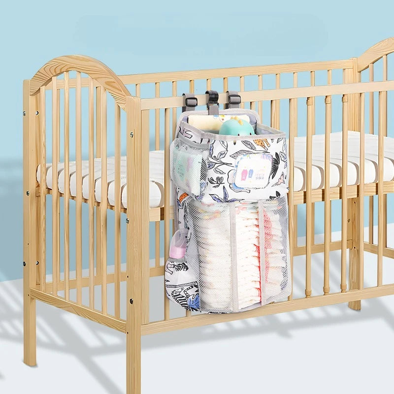 Baby Diaper Hanging Organizer Diaper Stacker for Changing Table Crib Hanging Classified Storage Bag Organizer Gifts for Newborn