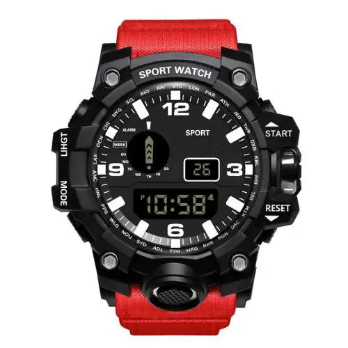 New Men's Watch LED Digital Men Sport Watches Fitness Electronic Watch Multifunction Military Sports Watches Clock Kids Gifts
