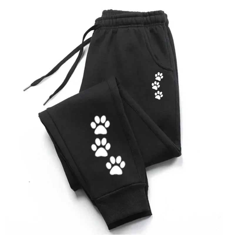 Womens Printing Sweatpants Fashion Casual Jogging Fitness Sport Trousers Street Versatile High Quality Soft Elastic Waist Pants
