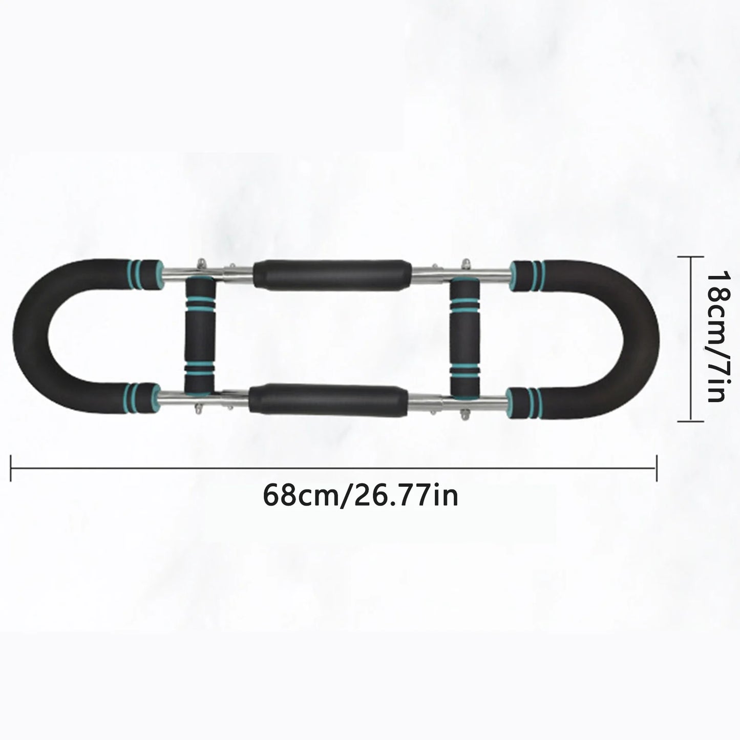 40KG u shape Hand Gripper Strengths Twister Arm Trainer Power Twister Bar Fitness Equipment for Men and Women Home Workout