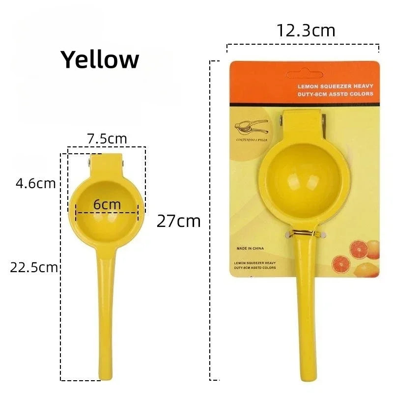 Manual Lemon Juicer Aluminum Alloy Hand Pressed Orange Fruit Juicer Household Mini Squeezer Lemon Clip Practical Kitchen Gadgets
