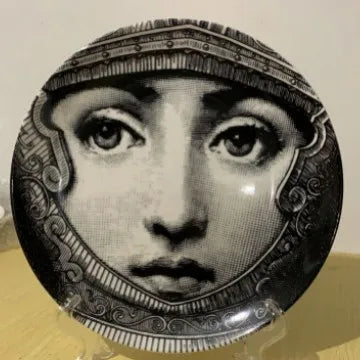 Ceramic Italian Face Hanging Plate Wall Decoration Plate European Ceramic Art Nordic Wall Decoration Ornaments Dinner Ceramic Tr