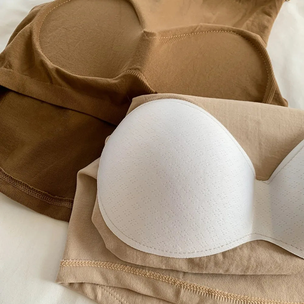 Fashion Cotton One-piece Sling Sleeveless Irregular Sleeveless Top Round Neck Short Spice Sleeveless Top Women