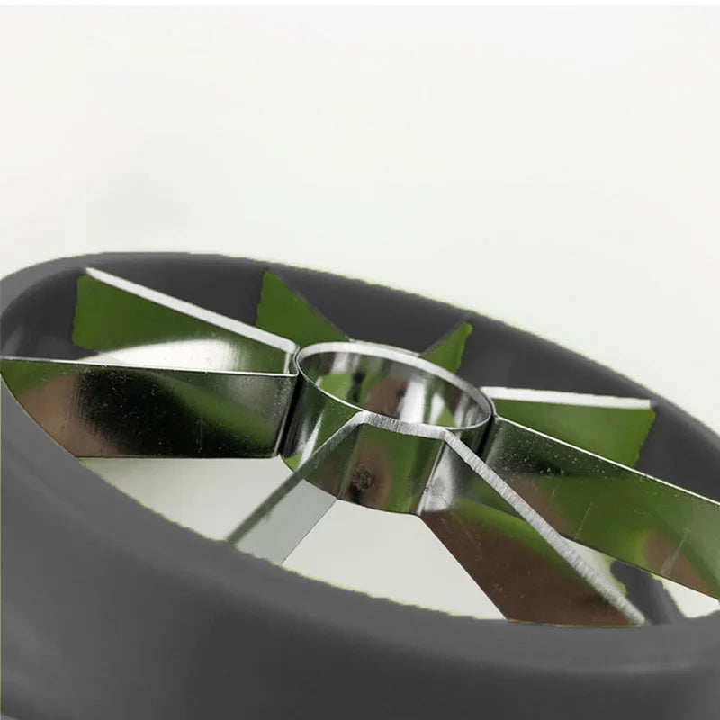 Stainless Steel Apple Slicer - Easy Use Fruit Corer Divider, 8-Slice Kitchen Cutter, Dishwasher Safe