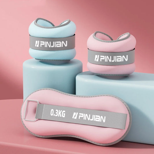 2PCS Ankle Weights Soft Sand For Yoga Running Gym Fitness Body Training Non-Slip Durable For Men Women