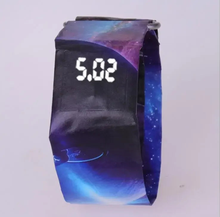 Fashion Creative Paper Watches Men Led Digital Watch Paper Electronic Watches Men Watches Reloj Hombre Relógio Masculino