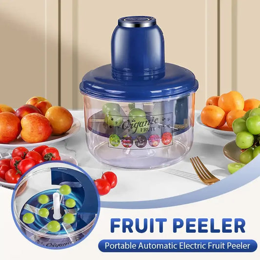 New Automatic Fruit Peeler Machine Wireless Portable for Plum Peach and Grape Fast Easy Home Kitchen Gadget