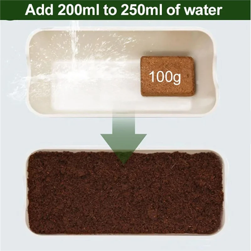4Pcs Organic Coconut Fiber For Plants, Organic Coconut Bricks, Natural Organic Compressed Coconut