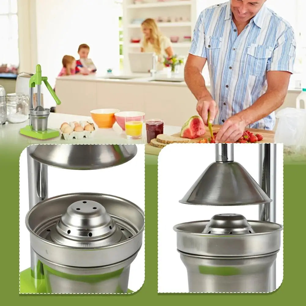 Stainless Steel Manual Citrus Juicer Press Machine For Home Kitchen Bar Orange Lemon Grapefruit Grade Hand Operated Juice Tools