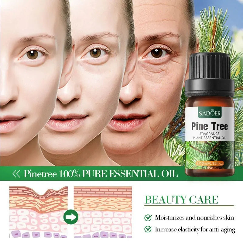 Organic Aromatherapy Essential Oils Pure Plant Oil Diffusers Humidifiers Hair Body Care Candle Making Lavender Chamomile