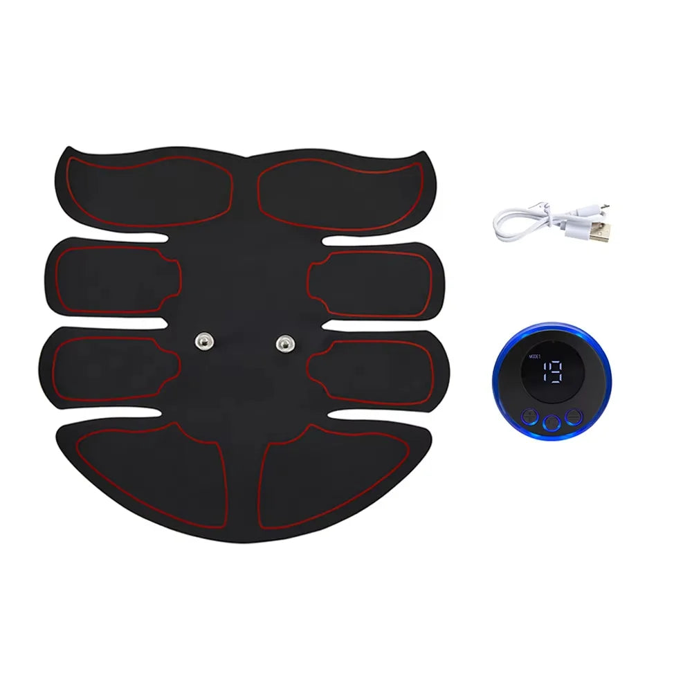 Portable Muscle Trainer Intelligent Wireless Fitness Apparatus - Charging Version ABS Stimulator for Men And Women USB Charging