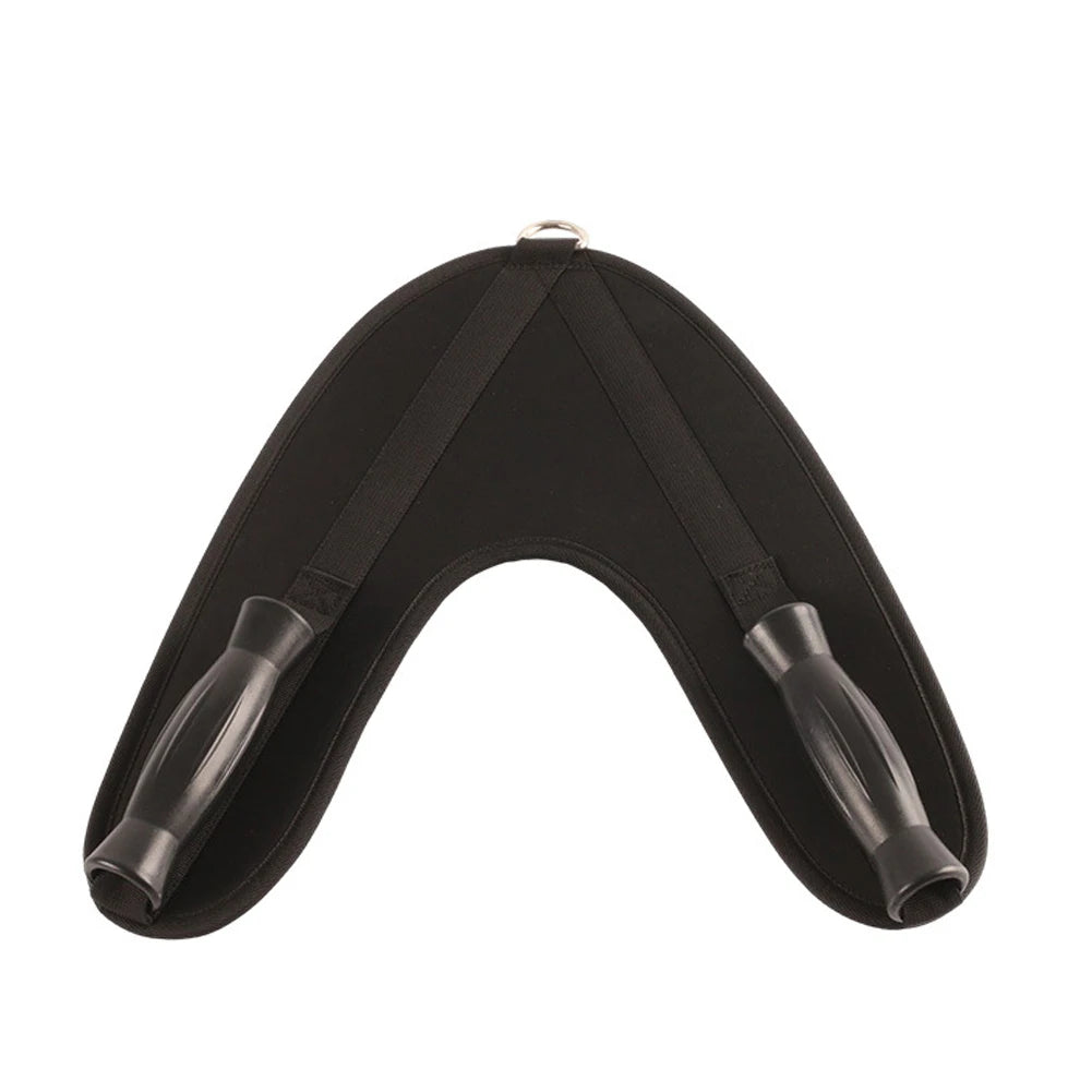 Fitness Abdominal Crunch Strap Nylon Back Exercise Pulling Harness Shoulder Strap Abdominal Crunch Straps Belt for Gym Workout