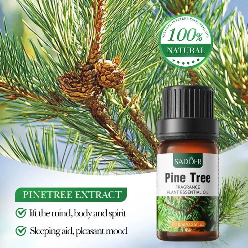 Organic Aromatherapy Essential Oils Pure Plant Oil Diffusers Humidifiers Hair Body Care Candle Making Lavender Chamomile