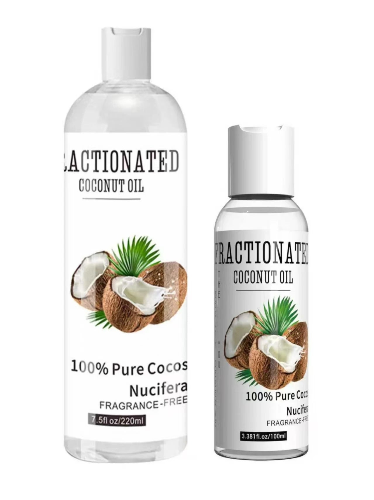 Naturals Organic Fractionated Coconut Oil, 100% Pure Cocos Nucifera, Massage and Body Oil,Skincare Routine & Nail Care,  Gift