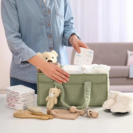 Diaper Bags Baby Nappy Bag for Newborn Stuff Diaper Stackers & Caddies Baby Diaper Organizer  Kids Car Stroller Container Bag