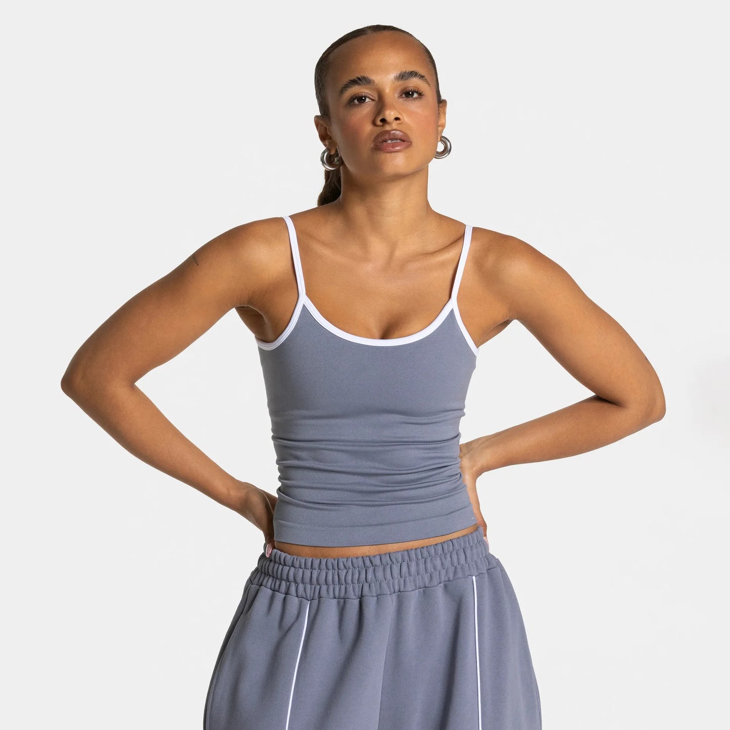 NCLAGEN Woman Sports Tank Top Open Back Gym Clothes Fitness Yoga Vest Thin Strap Push-up Dry Fit Workout Running Pilates Blouse