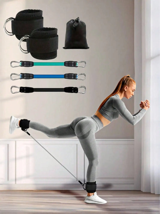 Ankle Stretch Bands Fitness Strength  Ankle Resistance Bands for Flexibility Set for Yoga Hip Leg Strength Trainer