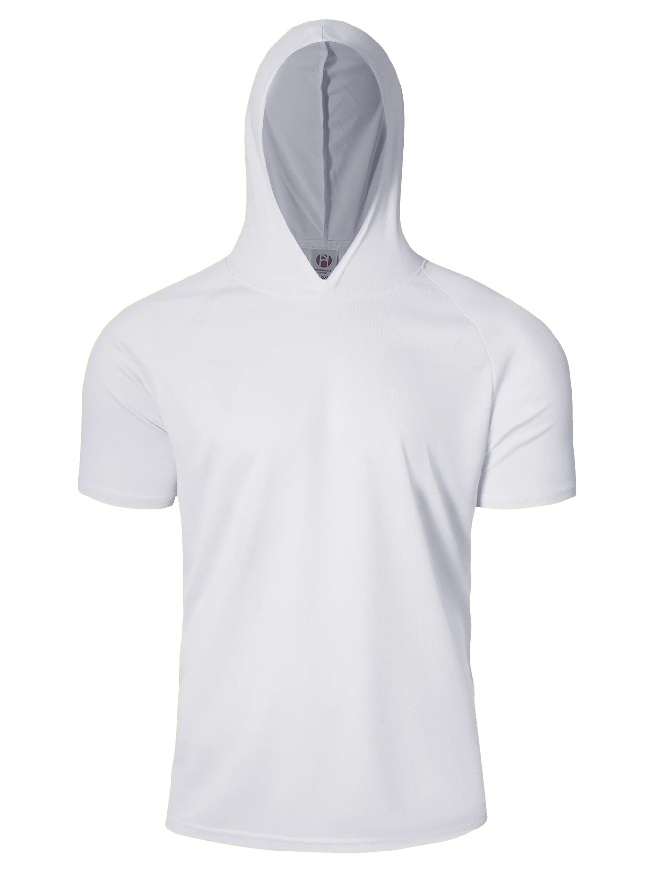 5-piece men's quick drying hooded T-shirt fashionable casual and comfortable short sleeved top