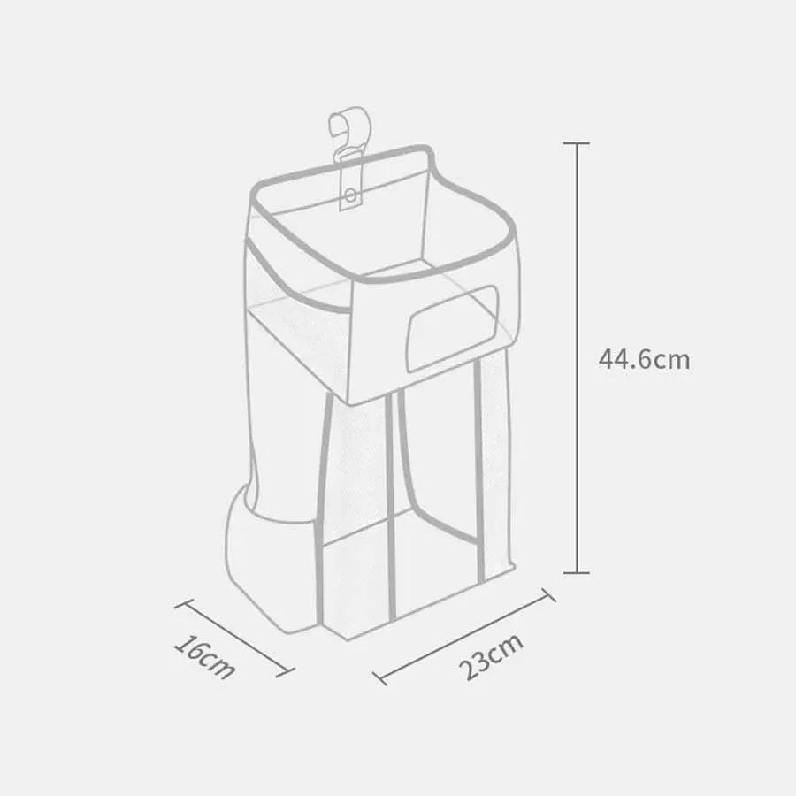 Baby Diaper Hanging Organizer Diaper Stacker for Changing Table Crib Hanging Classified Storage Bag Organizer Gifts for Newborn