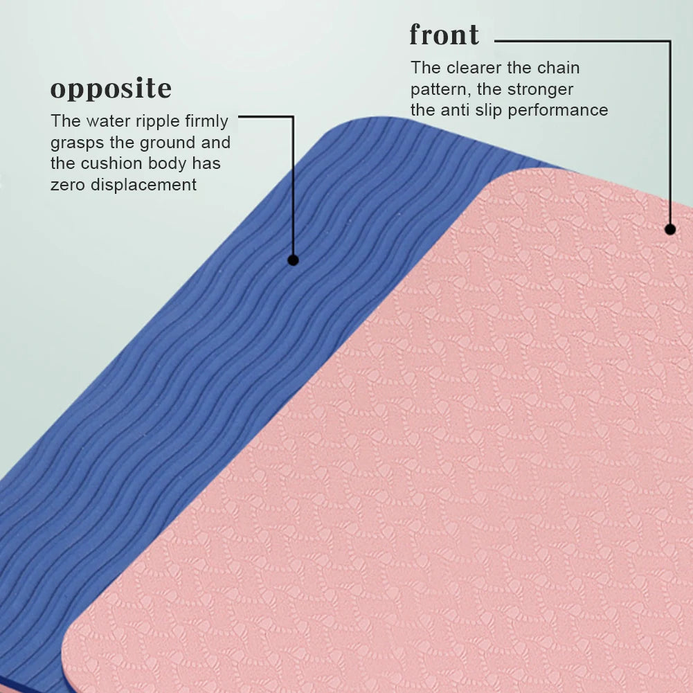 2Pcs Yoga Kneeling Pad Non-Slip Soft TPE Pad Comfortable Protective Pad for Elbow Leg Arm Balance Exercise Fitness Workout