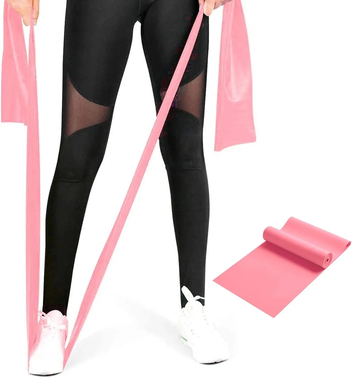 Yoga Resistance Bands Set TPE Elastic Band Exercise Workout Recovery Fitness Yoga Pilates Rehab Strength Training