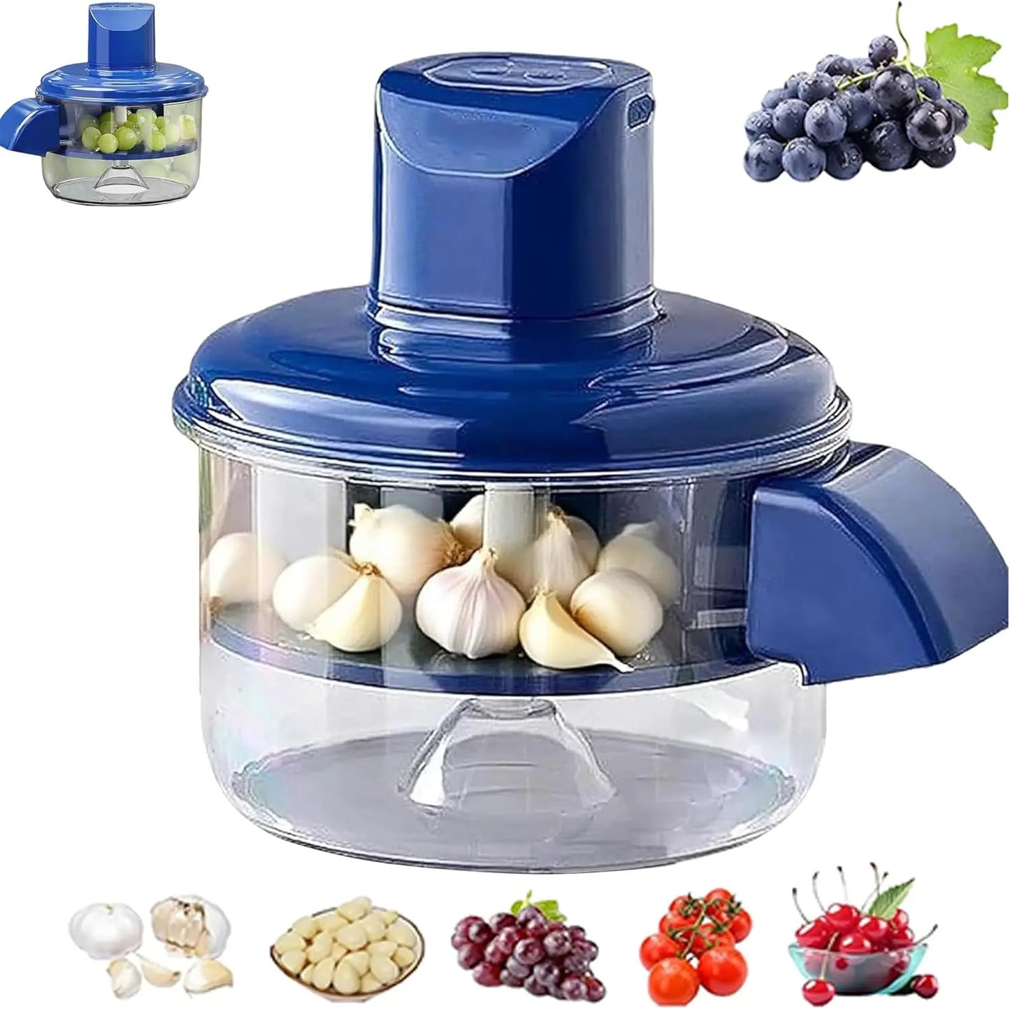 2025 Upgrade 2-in-1 Electric Garlic & Fruit Peeler - Effortless Peeling in 20 Seconds,Easy to Clean, Remover Tool for Kitchen