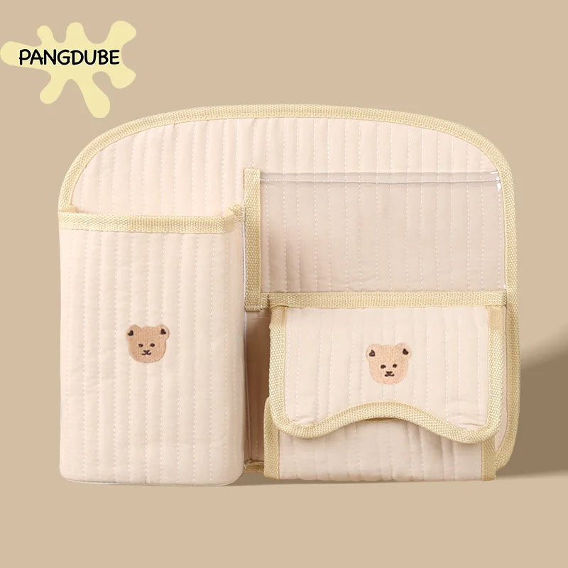 Baby Diaper Organizer Handing Bag for Crib Stroller Diaper Bags Diaper Stacker and Carrier Baby Crib Organizer for Baby Things