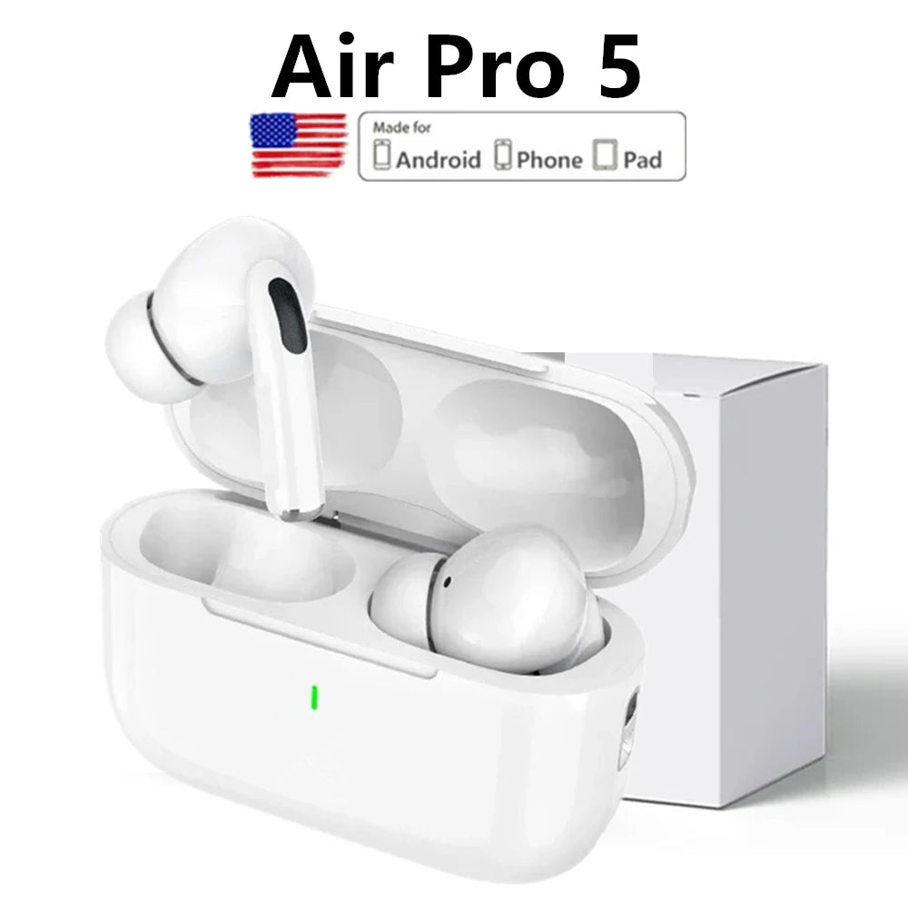 New Air Pro True Wireless Bluetooth Earphones Headphones HiFi Sound Low Latency ANC Noise Reduction Earbuds for IPhone Android