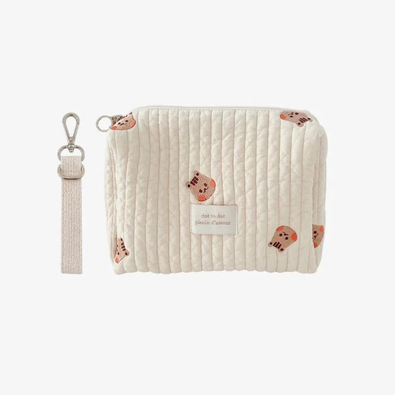 1PC Multi Functional Portable Stroller Nappy Bag Cartoon Embroidered Baby Diaper Mommy Bag