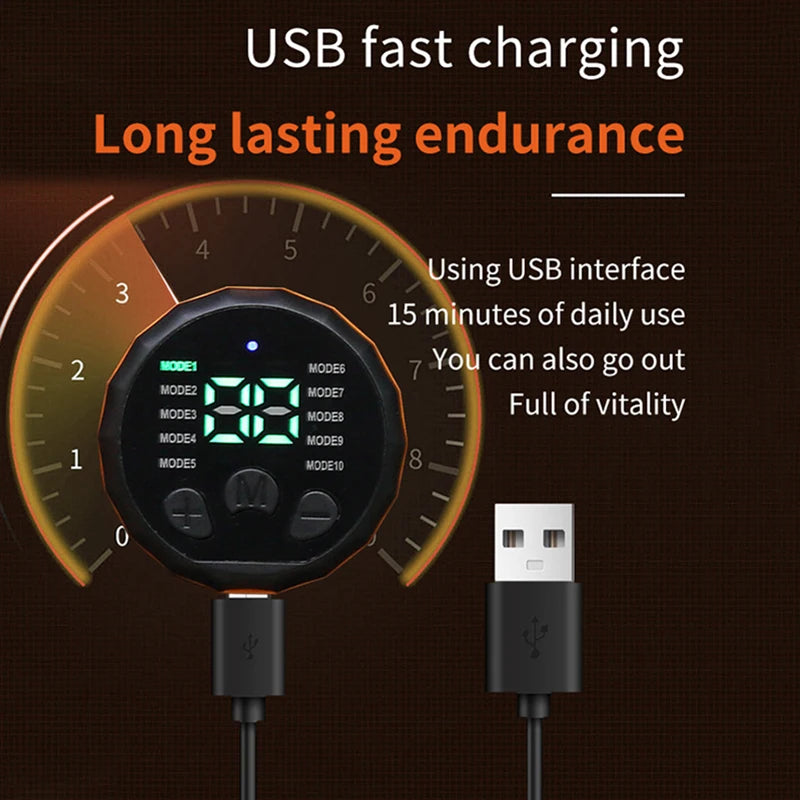 Smart Muscle Stimulator Abs Trainer Abdominal Toning Belt Waist Massager Body Slimming Weight Lose Home Gym Fitness Equiment