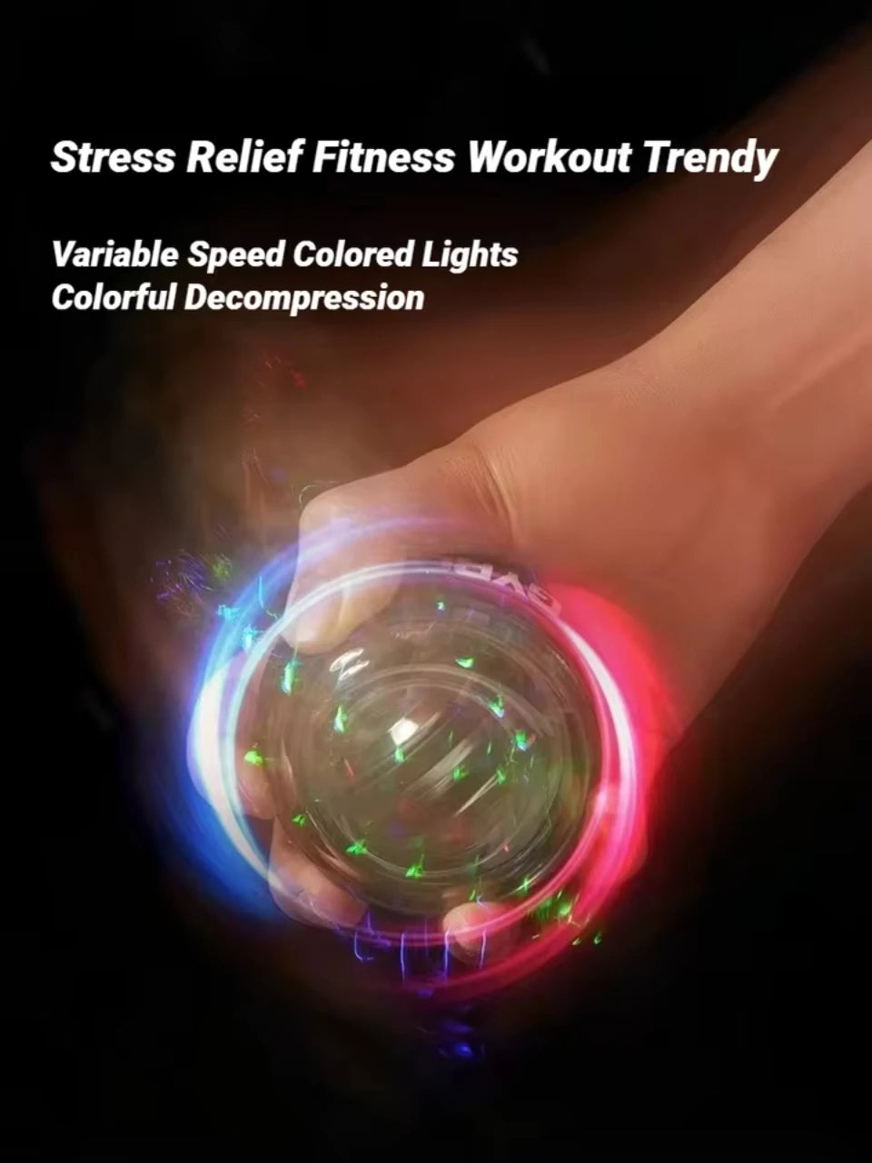 Gyroball Powerball Forearm Exerciser Muscle Fitness Equipment Gyroscope Power Ball Gyro Wrist Booster Trainer Hand Exercise