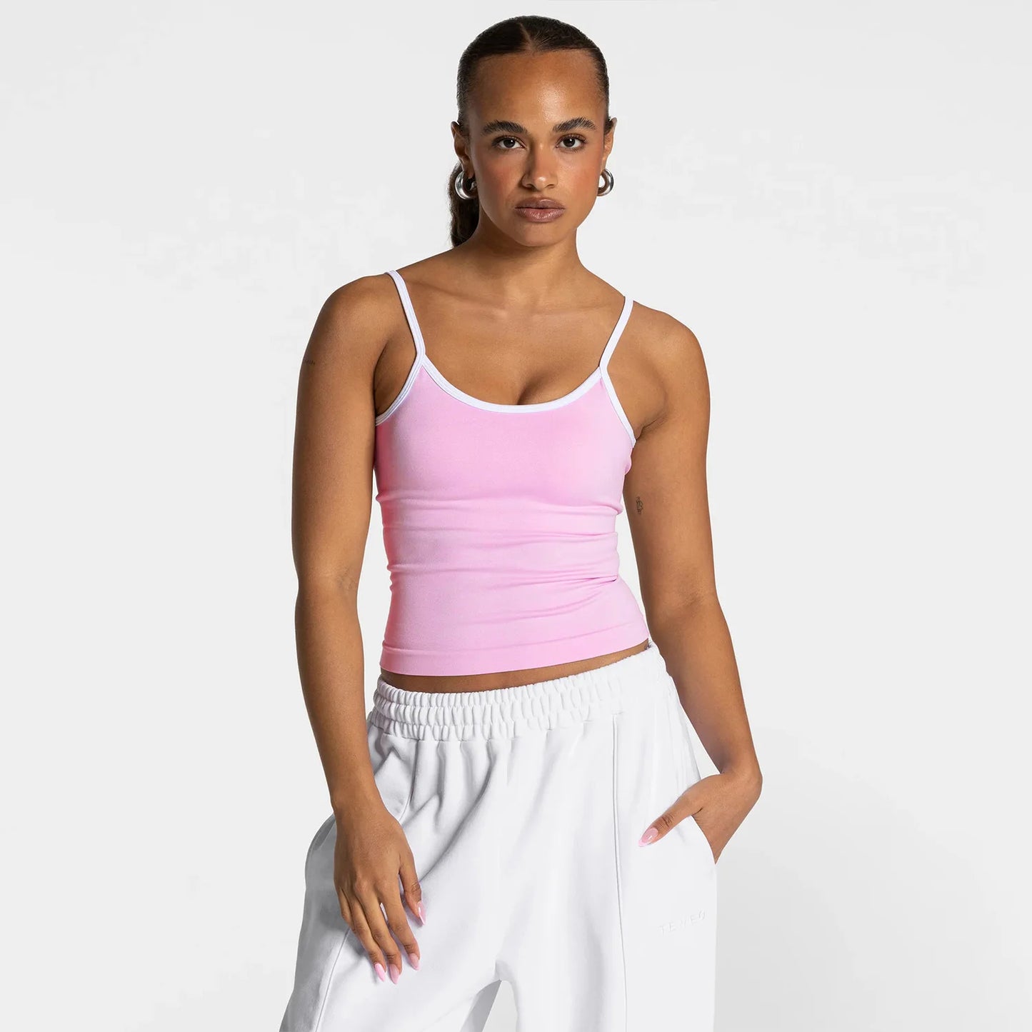 NCLAGEN Woman Sports Tank Top Open Back Gym Clothes Fitness Yoga Vest Thin Strap Push-up Dry Fit Workout Running Pilates Blouse