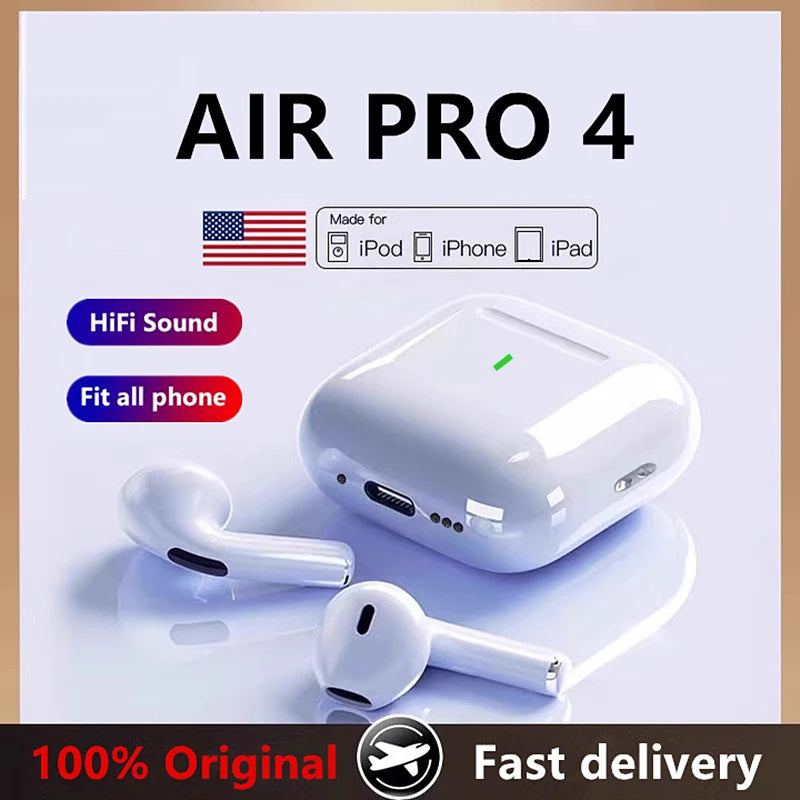Original Air pro bluetooth earphones Bluetooth 5.3 auriculares Earbuds Gaming Headset For iPhone Apple Xiaomi Android phone