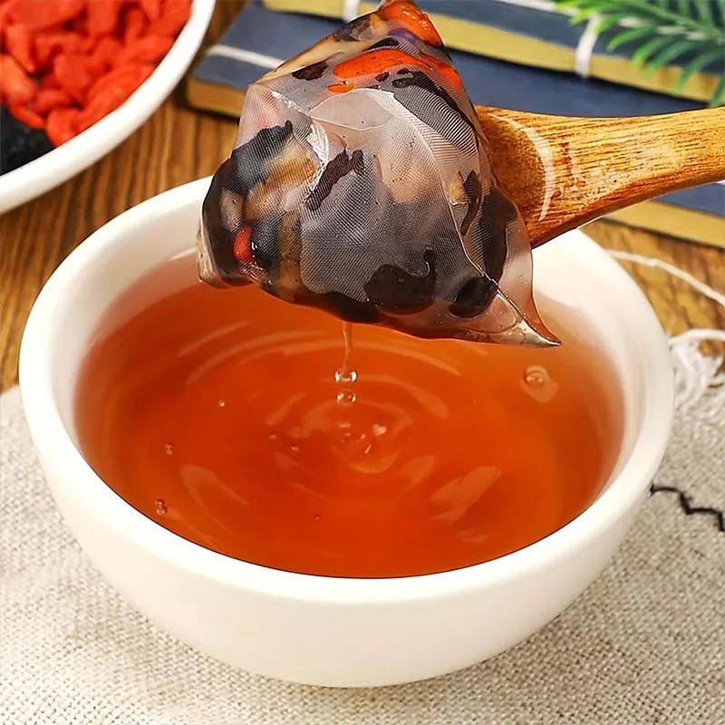 30 bags of Ginseng Six Treasures Tea - Traditional Chinese Herbal Medicine, Natural Ingredients, Nourishing Kidney Health