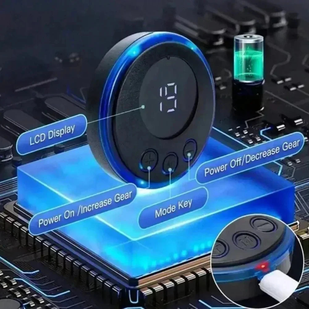 Portable Muscle Trainer Intelligent Wireless Fitness Apparatus - Charging Version ABS Stimulator for Men And Women USB Charging
