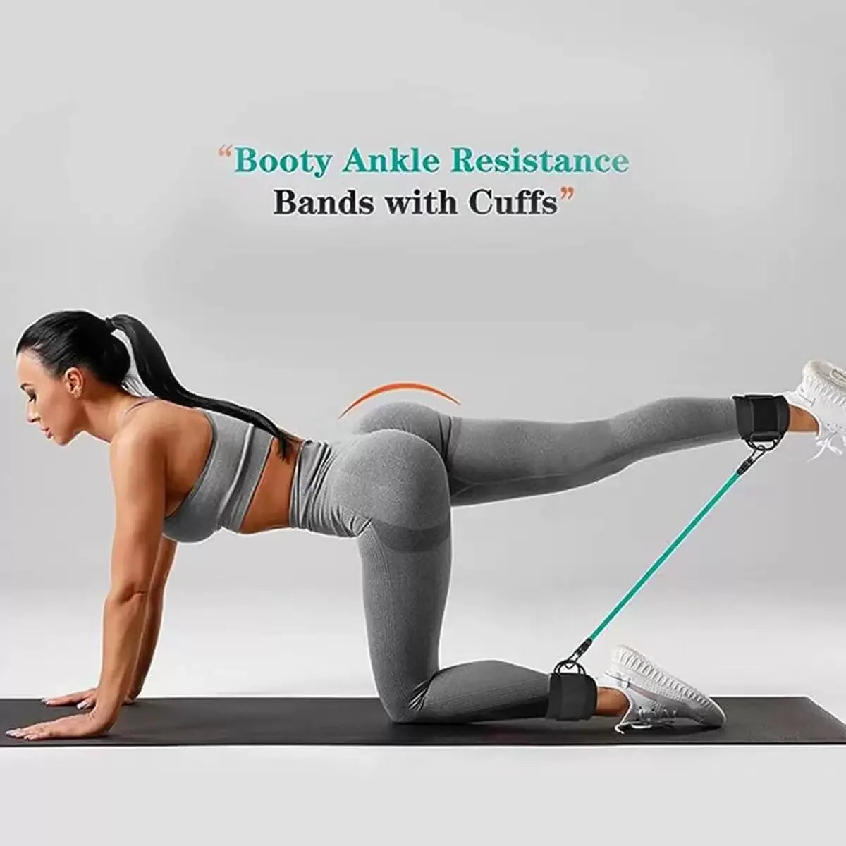 Ankle Stretch Bands Fitness Strength  Ankle Resistance Bands for Flexibility Set for Yoga Hip Leg Strength Trainer