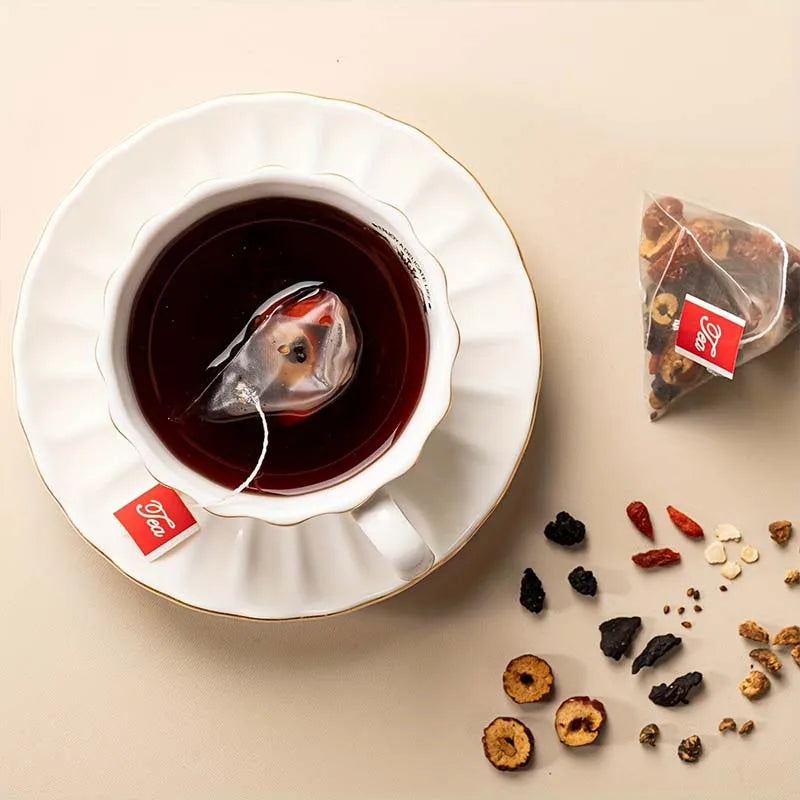 30 bags of Ginseng Six Treasures Tea - Traditional Chinese Herbal Medicine, Natural Ingredients, Nourishing Kidney Health