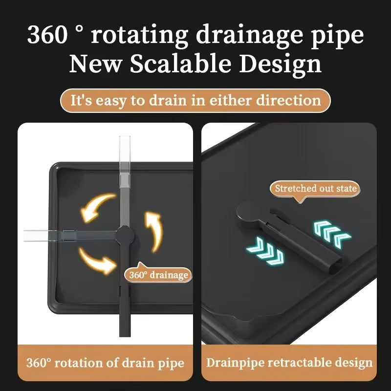 New Premium Dish Drying Rack for Kitchen Countertop Double Layer Multi tier Style with Cup and Bowl Storage Kitchen Organizer