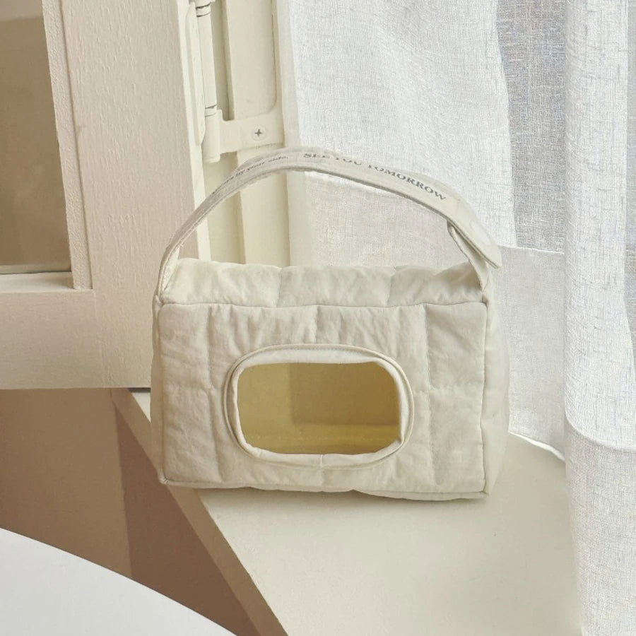 Portable Stroller Nappy Bag Quilted Baby Diaper Caddy Organizer Mommy Bags Babies Accessories Changing Bag Storage Bag