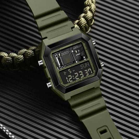 SANDA 6216 Sport Student Electronic Watch Alarm Clock Multifunction Waterproof Shockproof Luminous Calendar Casual Men's Watches