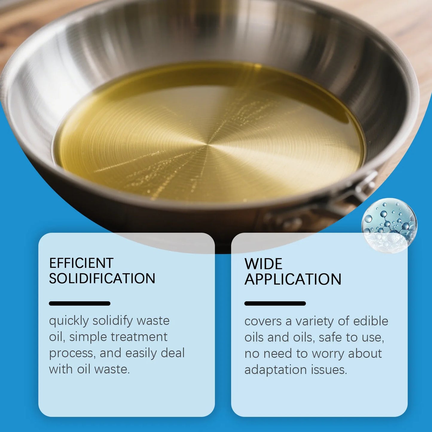 Practical Household Cooking Oil Solidifier Rapidly Solidify Fry Barbecue Waste Oil Hardener Eco-Friendly Kitchen Cleaning Tool