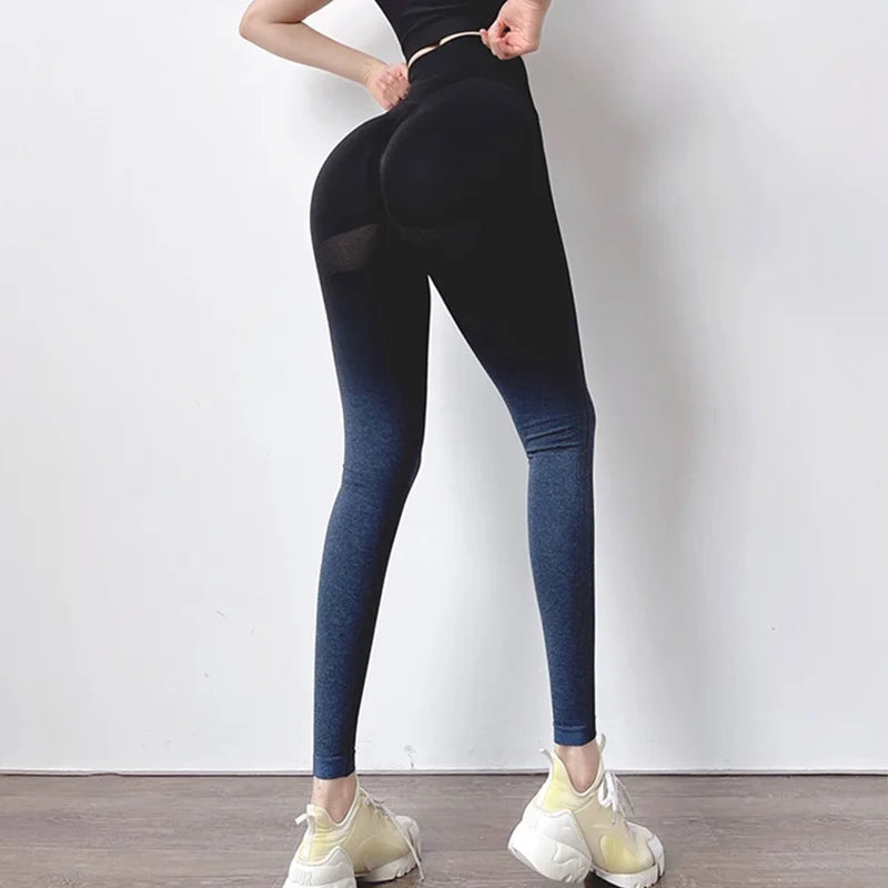 Cloud Hide HOT Girl Yoga Pants for Women Fitness Gym Sports Leggings Seamless High Waist Tights Sexy Workout Trousers Sportswear