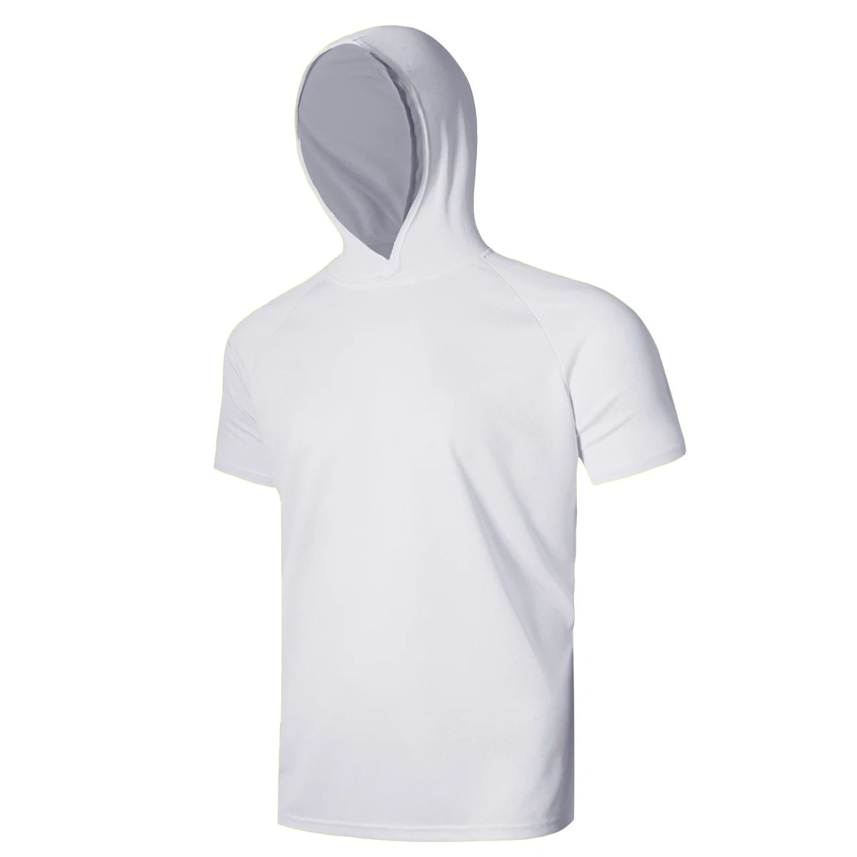 5-piece men's quick drying hooded T-shirt fashionable casual and comfortable short sleeved top