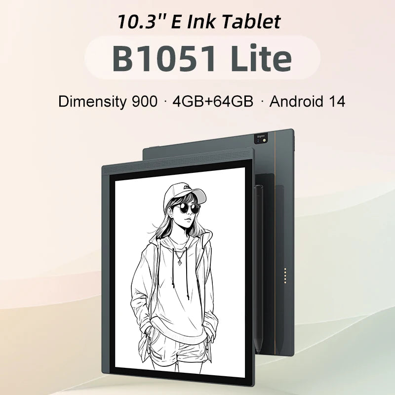 Bigme B1051 10.3'' Ebook Reader Android 14 Electronic Book Tablet Ereader, Demensity 900, 6+128GB E-ink EBook B1051 Lite 4+64GB